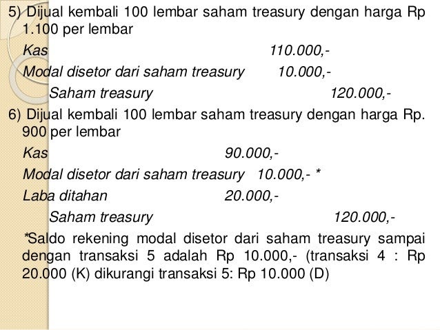 Contoh Soal Saham Treasuri Download File Guru