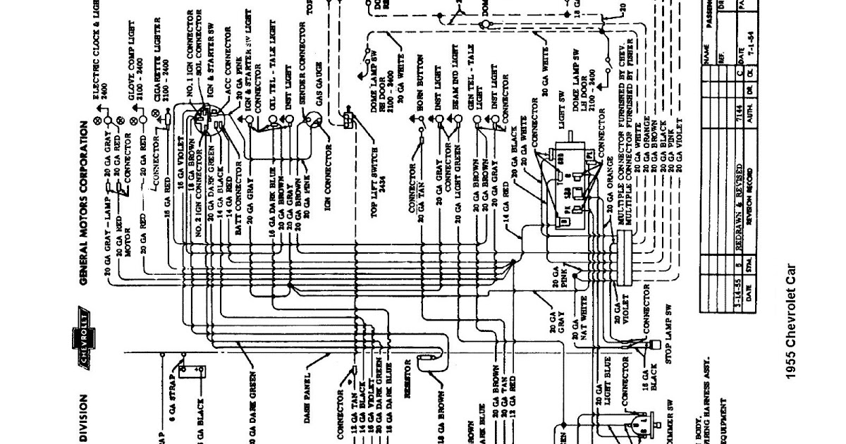 1953 Chevy Bel Air Wiring Diagram - Chevy Diagram