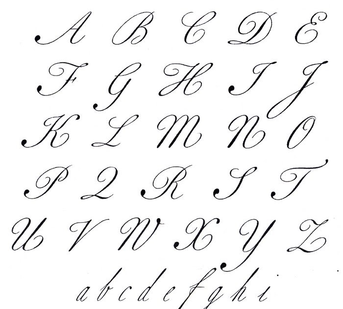 Cursive Handwriting Styles A To Z Alphabet worksheets from a to z. cursive handwriting styles a to z