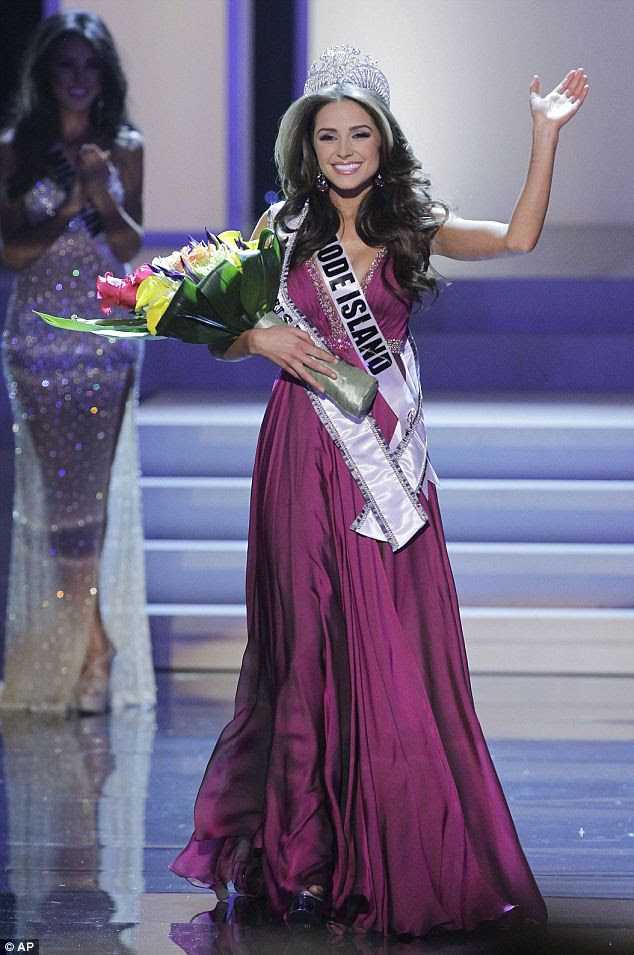 Winner: Olivia Culpo, 20, from Rhode Island won the title of Miss USA on Sunday night during the live broadcast