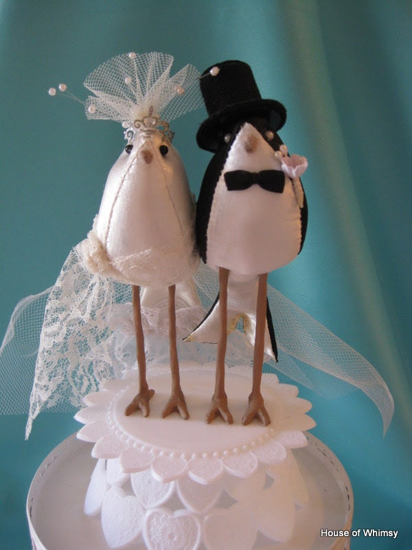 Wedding Bird Cake Topper