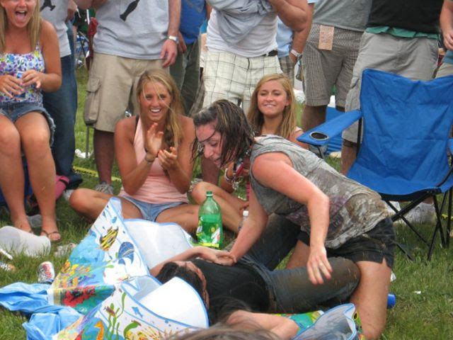 The Drunken Mayhem of the Preakness Infield The Drunken Mayhem of the Preakness Infield