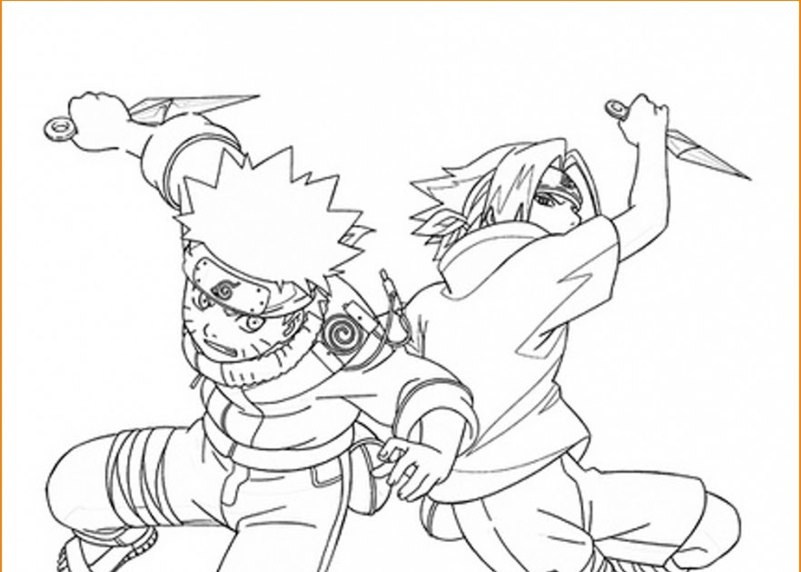 Kumpulan Contoh Sketsa Gambar Kartun Naruto - Informasi Masa Kini