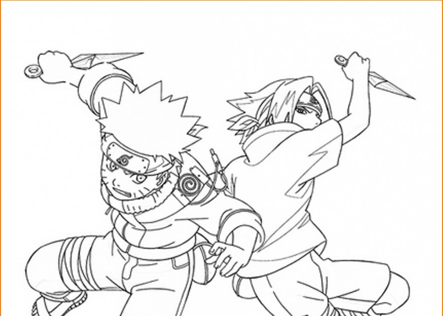 Kumpulan Contoh Sketsa Gambar Kartun Naruto - Informasi Masa Kini