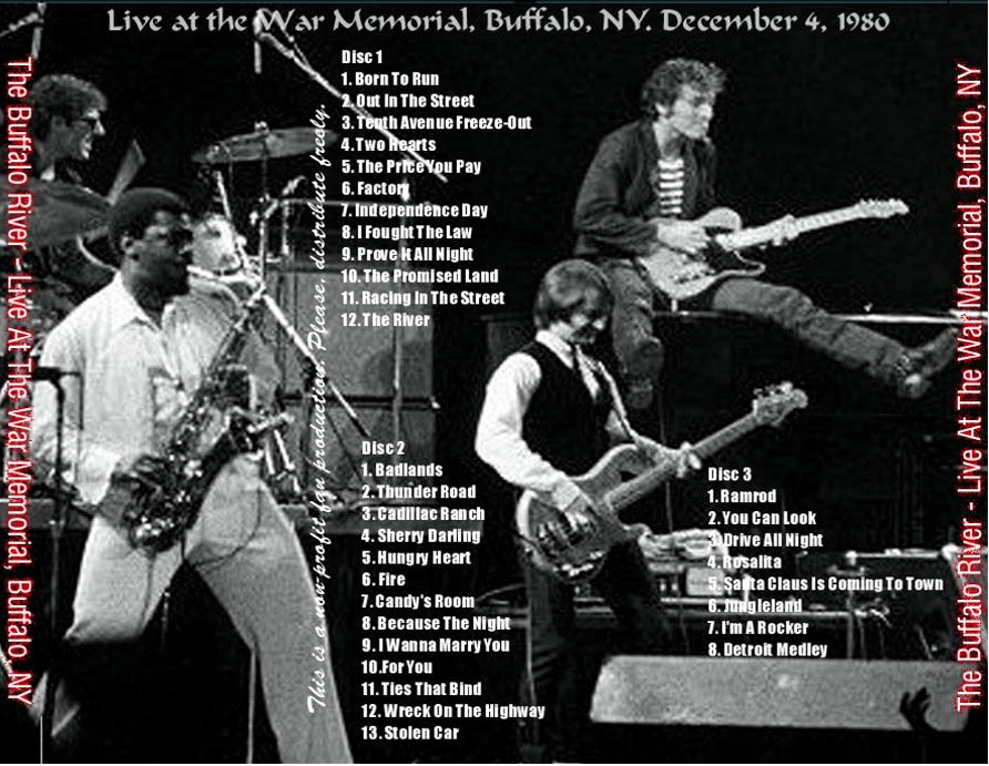 Springsteen's Bootleg Collection Buffalo The Ultimate Version 04.12.1980