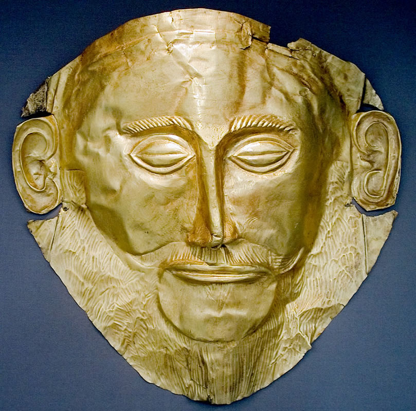 Mykeny-Funeral mask of Agamemnon