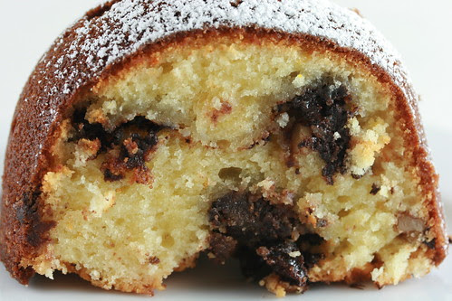 Nutty, Chocolaty, Swirly Sour Cream Bundt Cake (Dorie Greenspan's recipe)