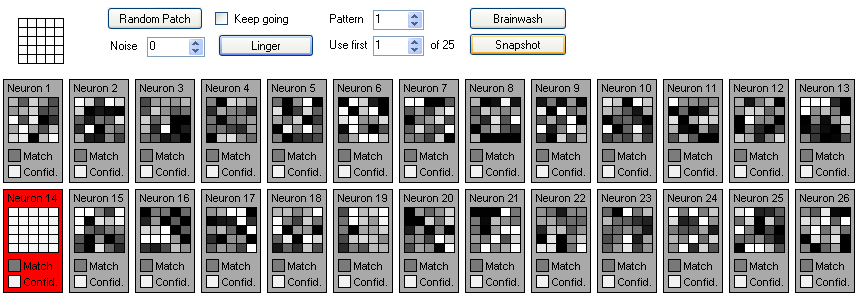 Pattern Sniffer screen shot