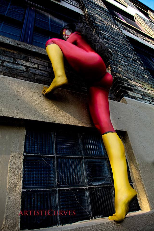 Cosplay Body Painting de Spider-Woman by Shele-Shii Cosplay Body Painting de Spider-Woman by Shele-Shii