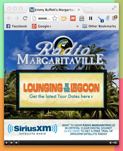 Jimmy Buffett's Margaritaville :: Radio Margaritaville Streaming Player - Flash Player
