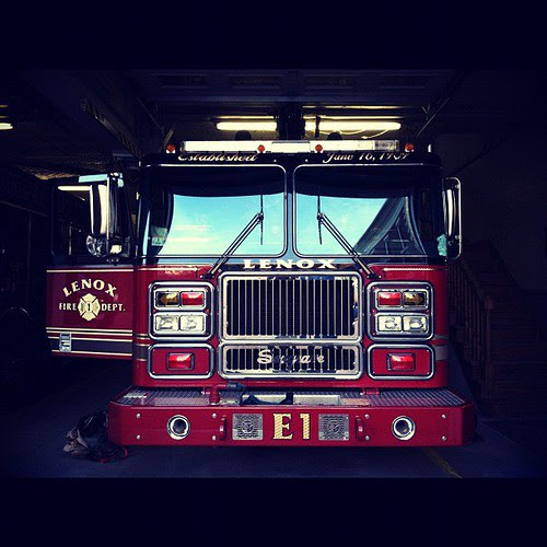 Red Fire Truck by sclboston