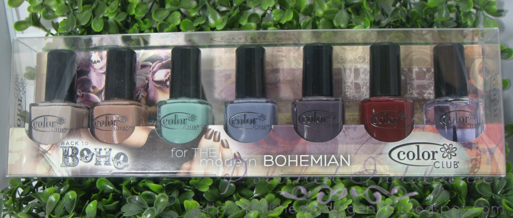 Color Club Back to Boho Collection: Nomadic in Nude, Earthly Angel, New Bohemian, Shabby Drab, Rad Nomad, Red-ical Gypsy