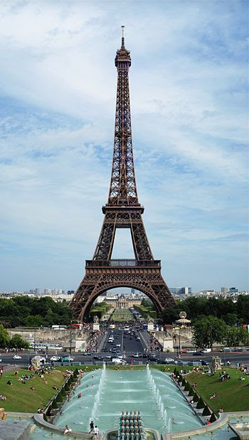 English: Tour Eiffel, view from the Trocadero