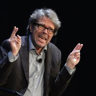 NEW YORK, NY - OCTOBER 05:  Novelist/essayist Jonathan Franzen attends panel "An Exchange - Is Techonology Good for Culture?" part of The New Yorker Festival 2013 at Acura at SIR Stage37 on October 5, 2013 in New York City.  (Photo by Slaven Vlasic/Getty Images for The New Yorker)
