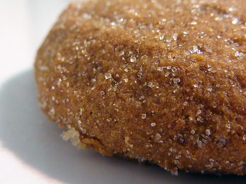 macro ginger molasses cookie