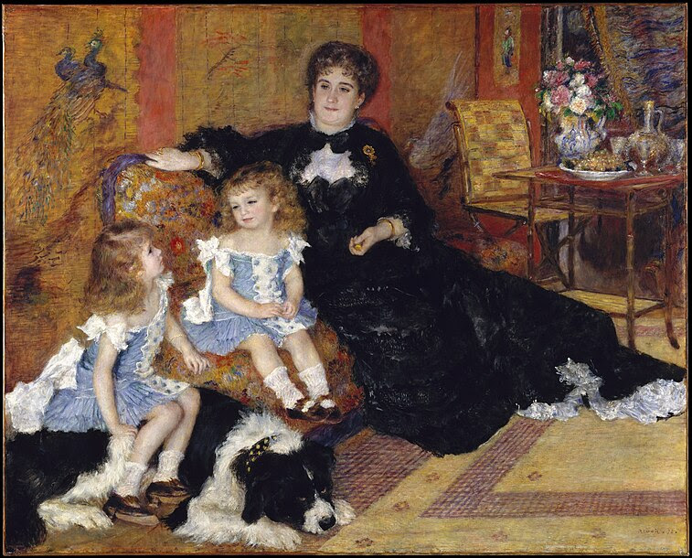 Senhora Charpentier e Seus Filhos - Renoir Auguste Renoir e suas principais pinturas