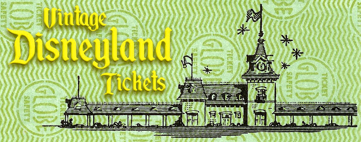 Vintage Disneyland Tickets