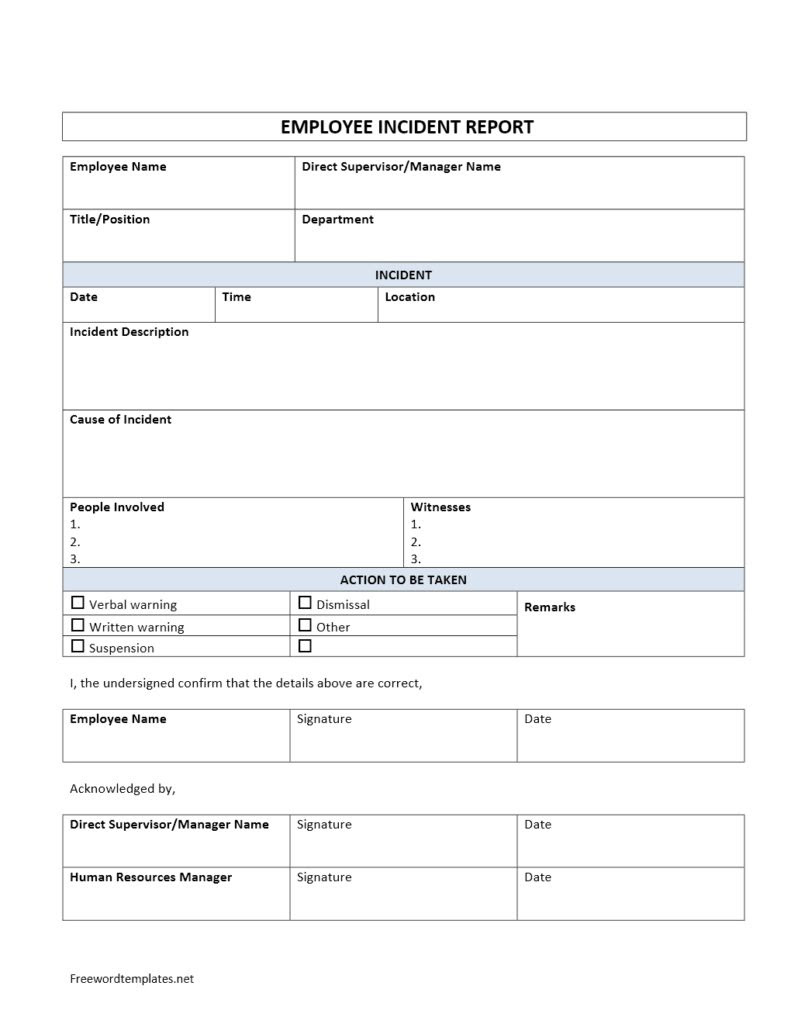 Itil Incident Report Form Template - New Creative Template Ideas With Incident Report Template Microsoft