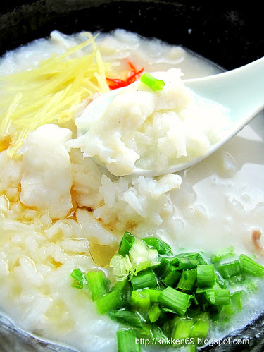 Fish Porridge close up