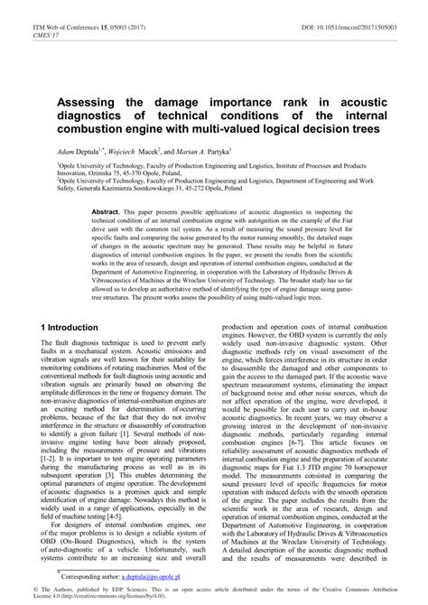 (PDF) Assessing the damage importance rank in acoustic