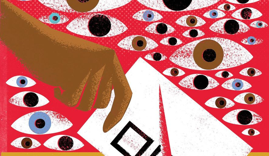 Illustration on the need for voter ID laws by Alexander Hunter/The Washington Times