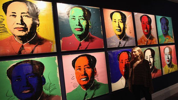 Artist impression of communist leader Mao Tse Tung