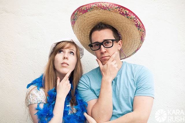 costume boa sombrero