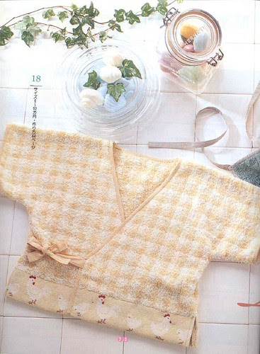 Baby shirt from a towel
