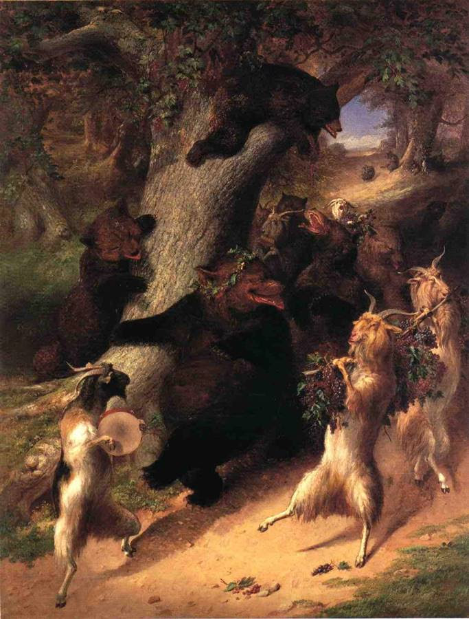 Ο μάρτης του Σειληνού - William Holbrook Beard - 1862