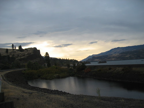Sunrise in the Columbia River Gorge