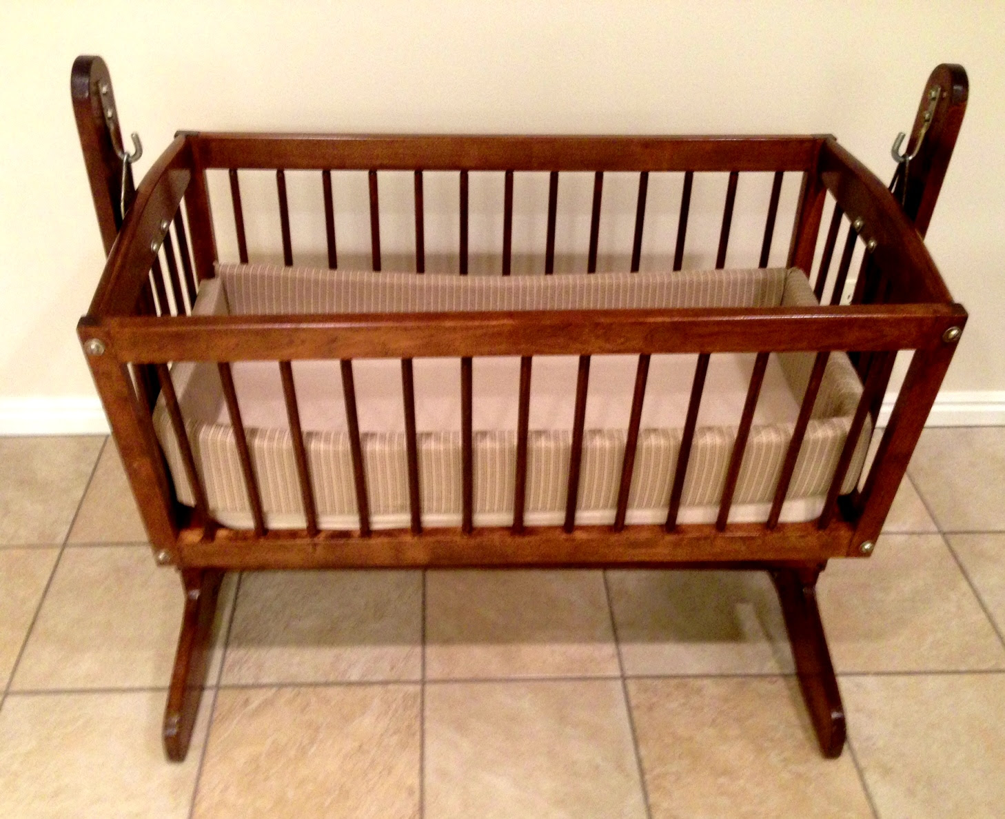 wooden play cradle