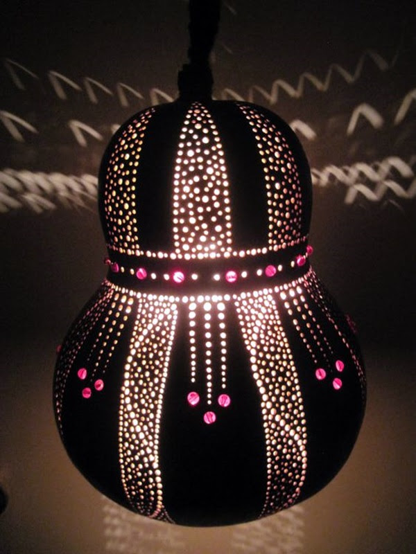 Amazing Art Inspired Gourd Lamps (2)