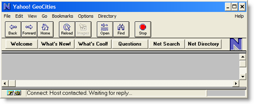 Netscape 瀏覽器畫面