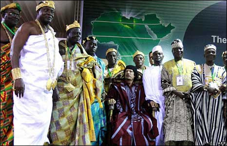 Gaddafi king of kings