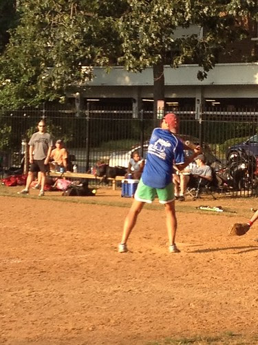 Holly at bat