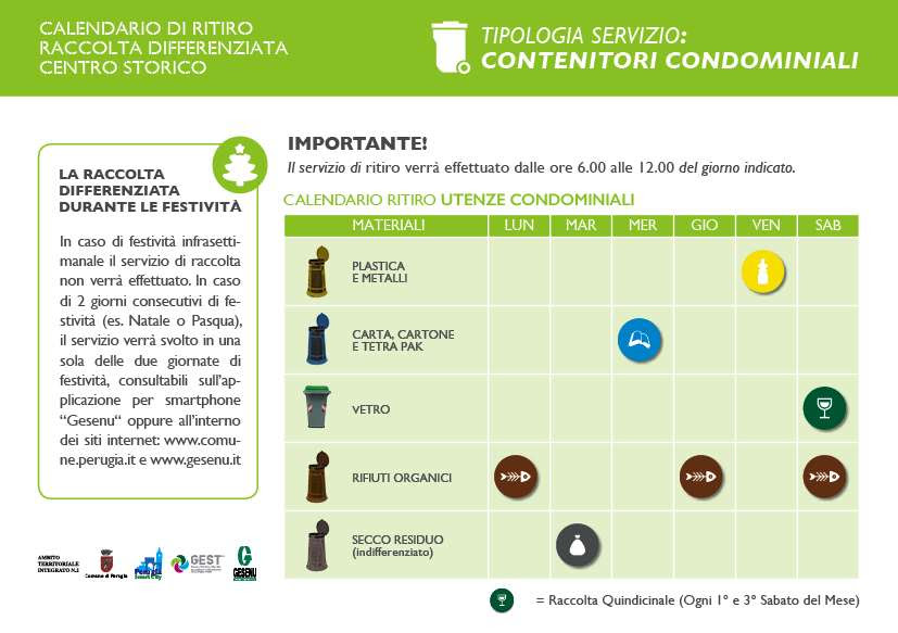 Calendario Raccolta Differenziata Perugia Calendario Dicembre