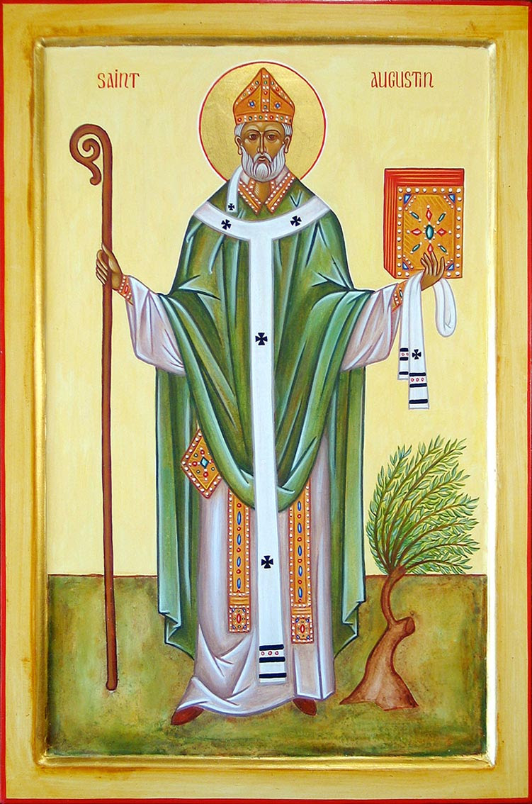 Saint Augustin. Evêque d'Hippone, Docteur de l'Eglise († 430)