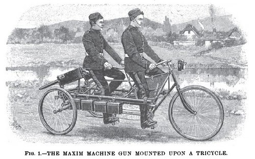 From Wheels to Bikes: Maxim Gun & Tricycle (1901)