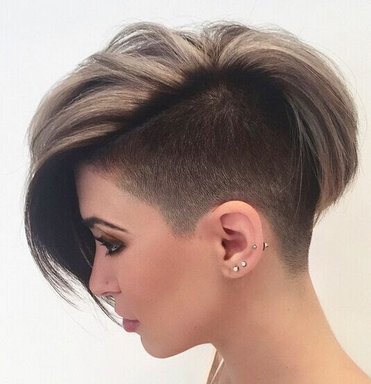 Time to Write Shaved Short Haircut Time to Write Shaved Short Haircut