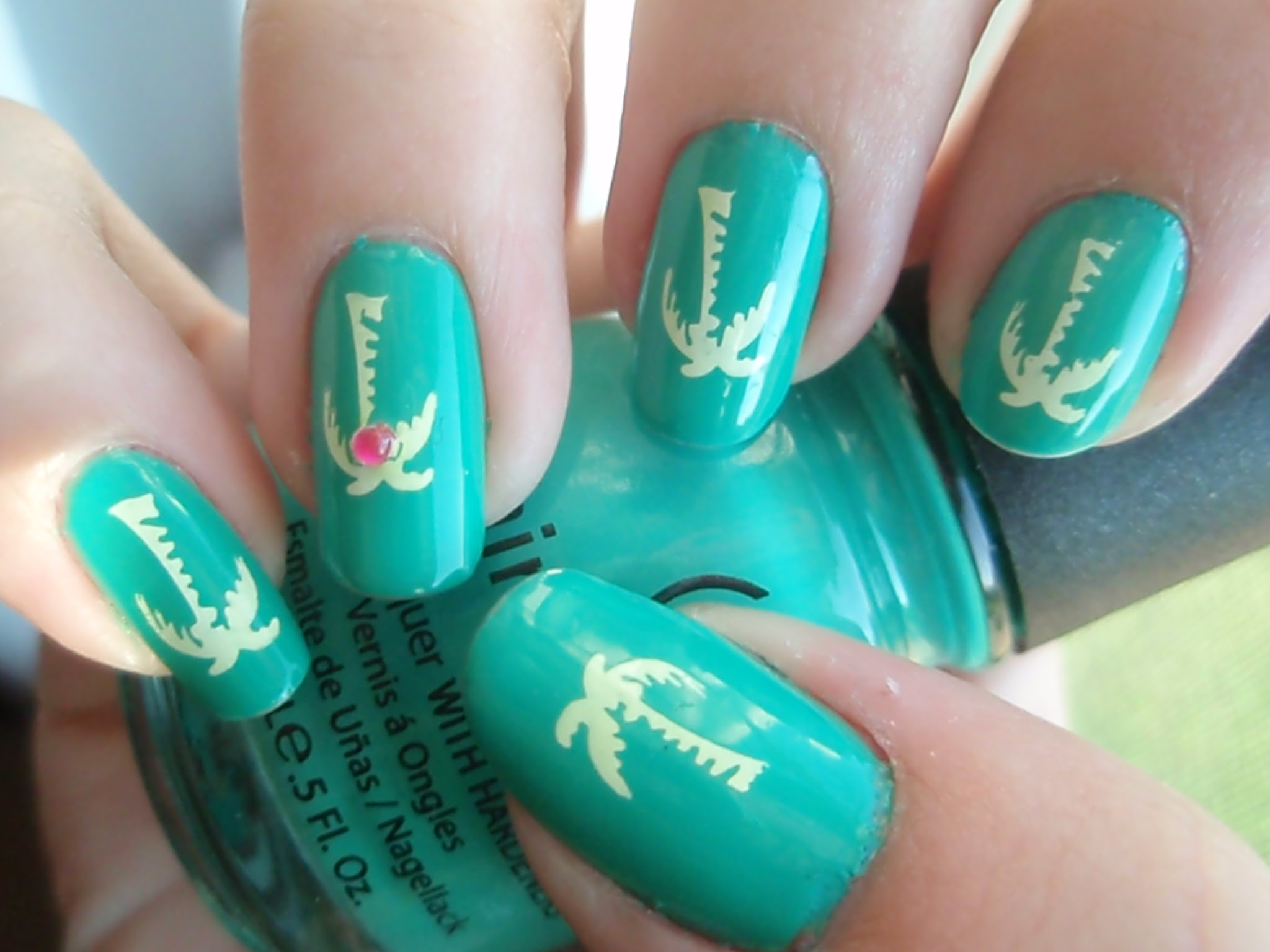 Lin's Lacquer: Palm Trees!