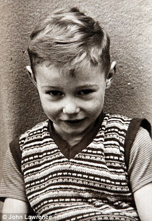 John pictured age 5. Born Thomas, his first family had abused him nearly to the point of starvation