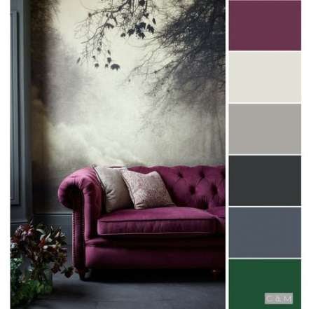 Living Room Colour Schemes Purple