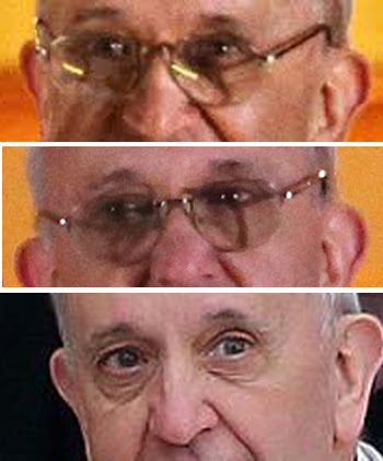 Papa Francis ojos