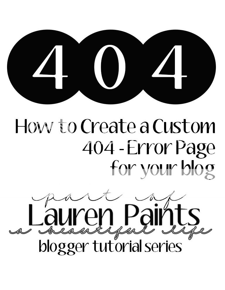 How to Create a Custom 404 Error Page