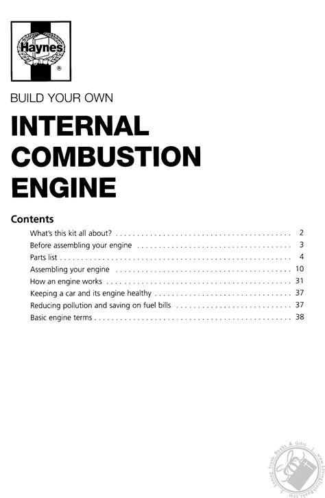 Haynes Build Your Own Internal Combustion Engine: A