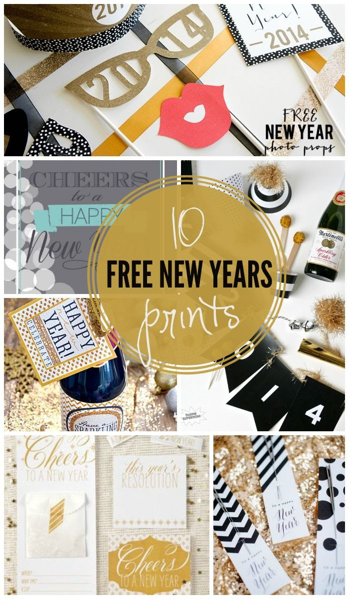 10 FREE New Years Printables to help you ring in the new year! { lilluna.com } #newyears