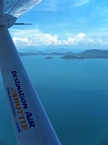 View from seaplane near Phuket