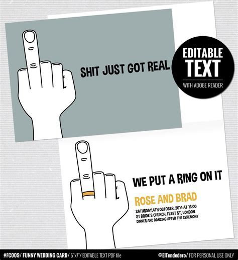 20 clever and funny wedding invitations 20 clever and funny wedding invitations