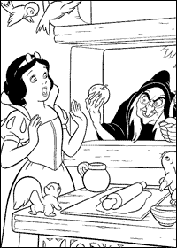 Snow White Coloring Pages