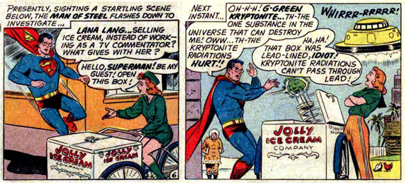 'Wait, no, this is Pistachio Kryptonite!'